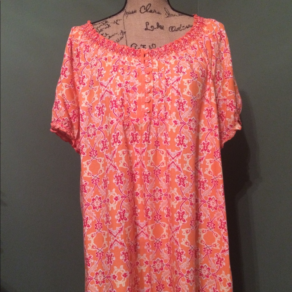 Faded Glory Ladies Peasant Top Blouse Size XXL (20)